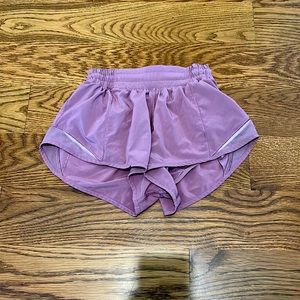 Magenta Lululemon Hotty Hot 2.5” Shorts
